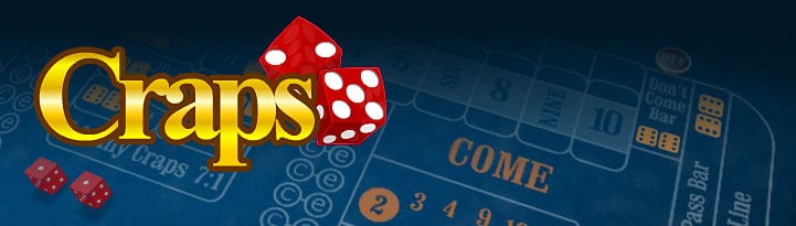 craps table and dice